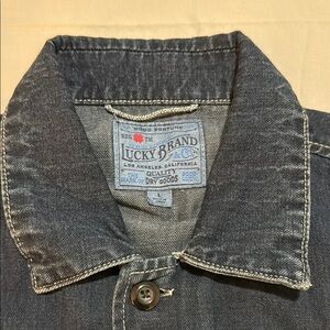 Lucky Brand Men's Denim Chore Coat L